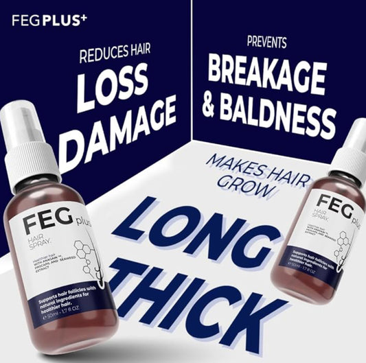 2 FEG PLUS Hair Growth Spray ( Bundle Offer )